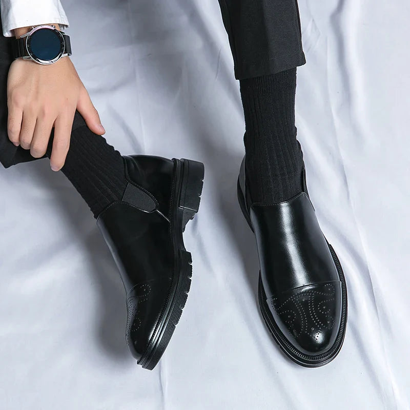 PrimeWalk – Premium Genuine Leather Shoes