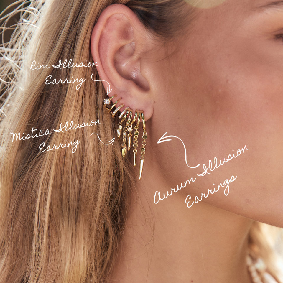 Mystique - Illusion Layered Earrings – Effortless Chic