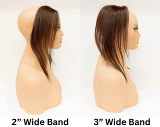LuxeHalo – Invisible Human Hair Hairline Topper
