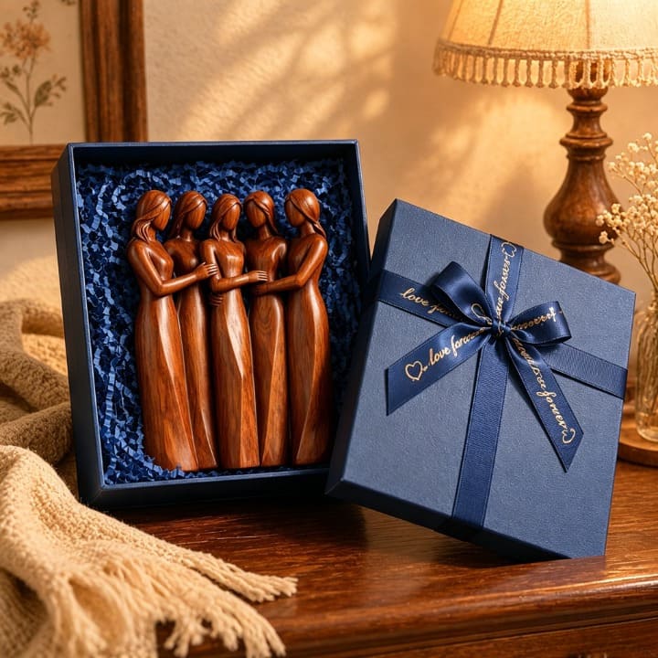 UnityGrace – Handcrafted Sister Bond Sculpture