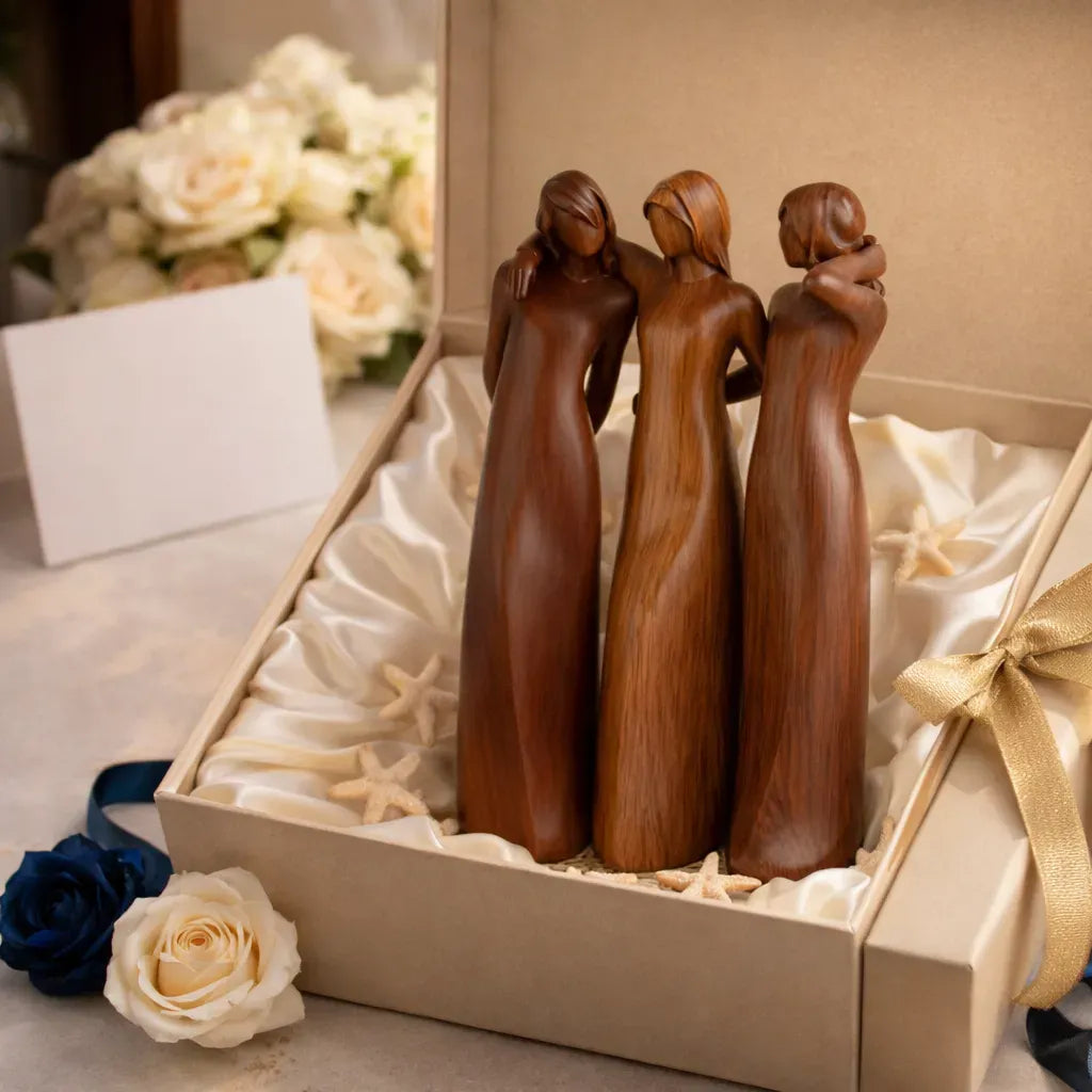 UnityGrace – Handcrafted Sister Bond Sculpture