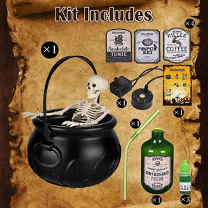 HexBrew – Halloween Witch Cauldron Decoration