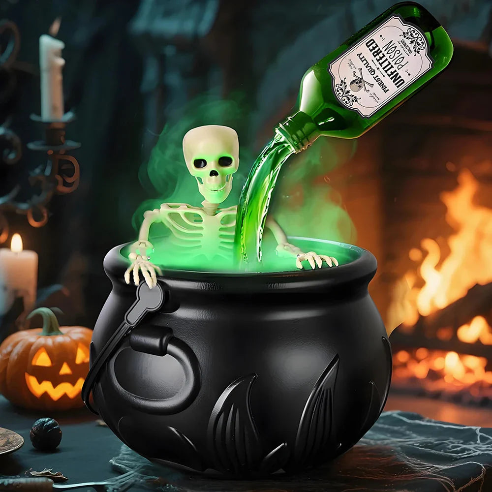 HexBrew – Halloween Witch Cauldron Decoration