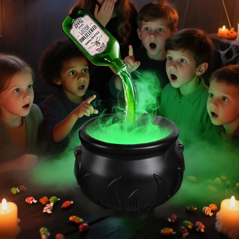 HexBrew – Halloween Witch Cauldron Decoration
