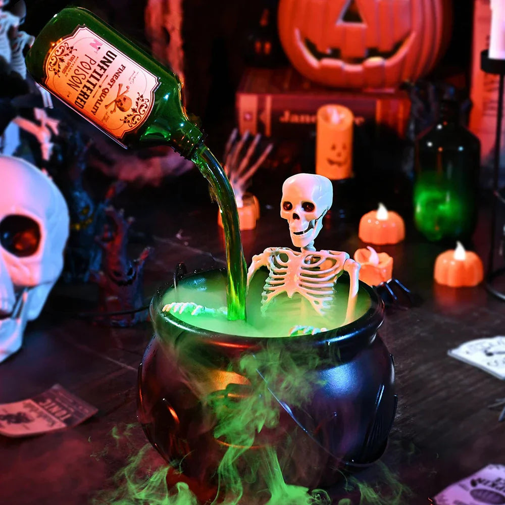 HexBrew – Halloween Witch Cauldron Decoration