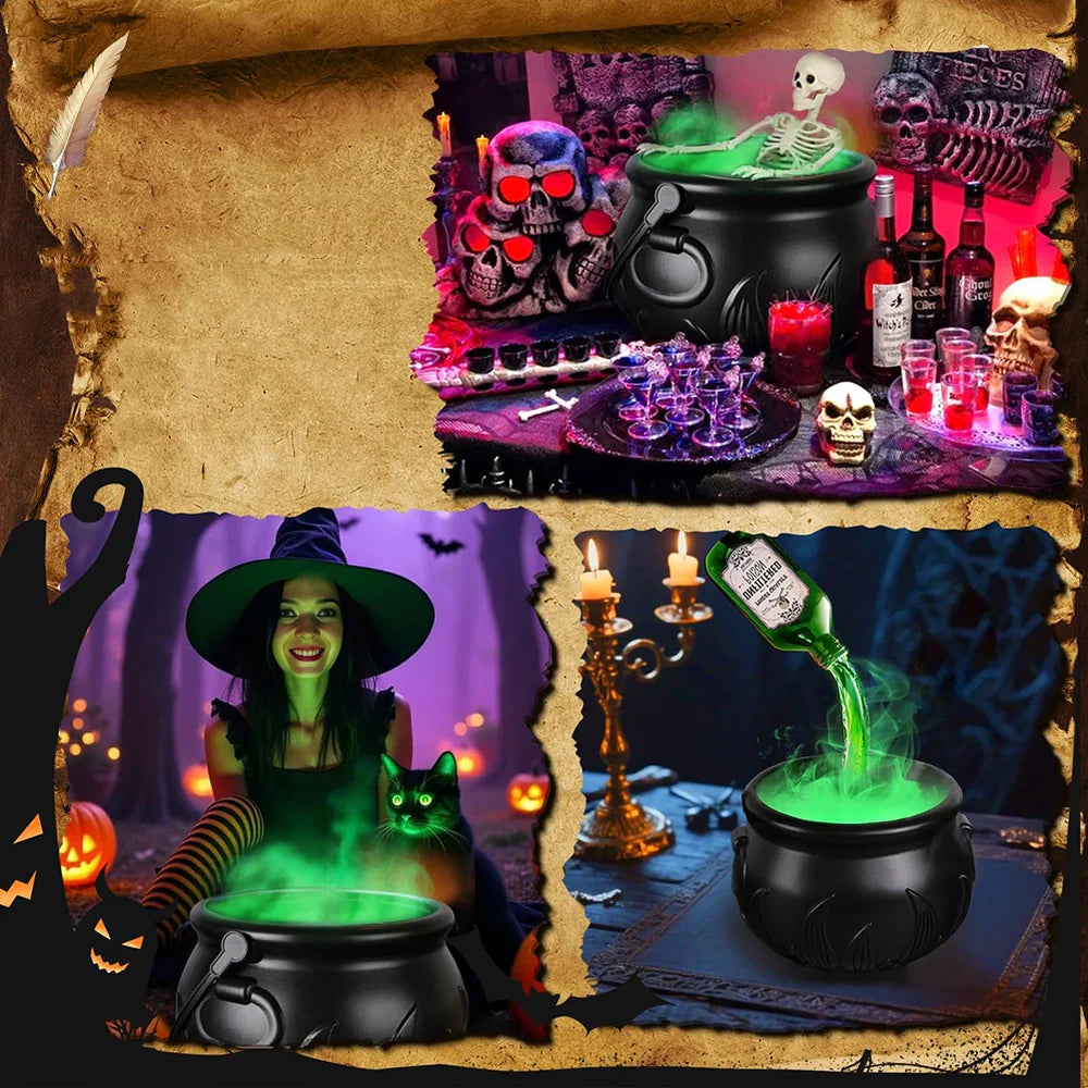 HexBrew – Halloween Witch Cauldron Decoration