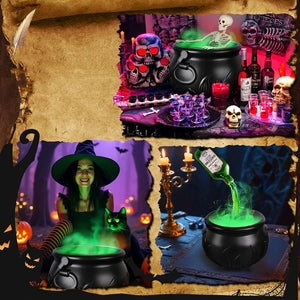 HexBrew – Halloween Witch Cauldron Decoration