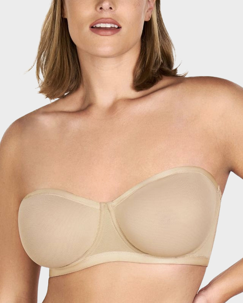 AirLift – Strapless Mesh Balconette Bra