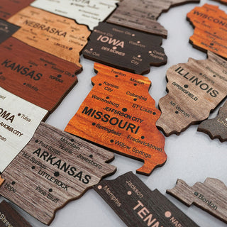MapMakers – Custom United States Wooden Puzzle
