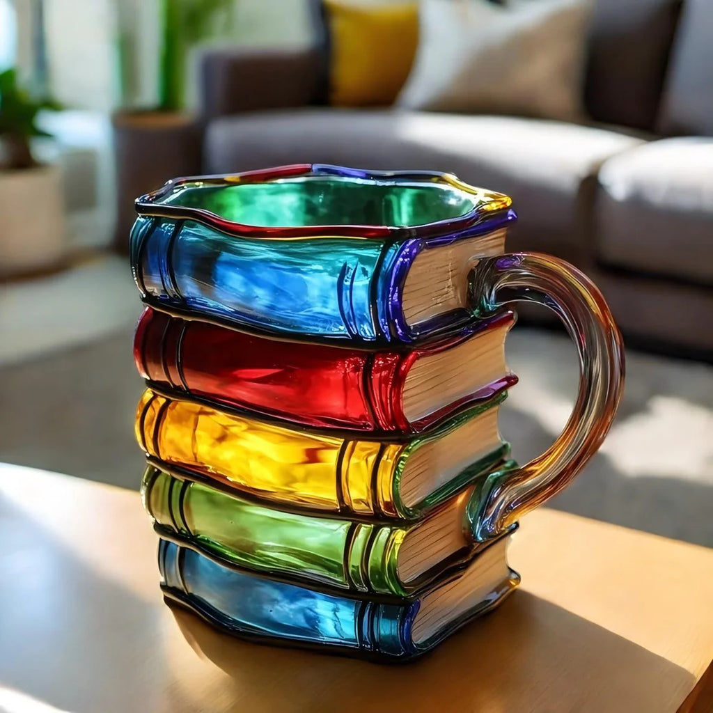 BookBrew – Crystal Mug for Literary Lovers