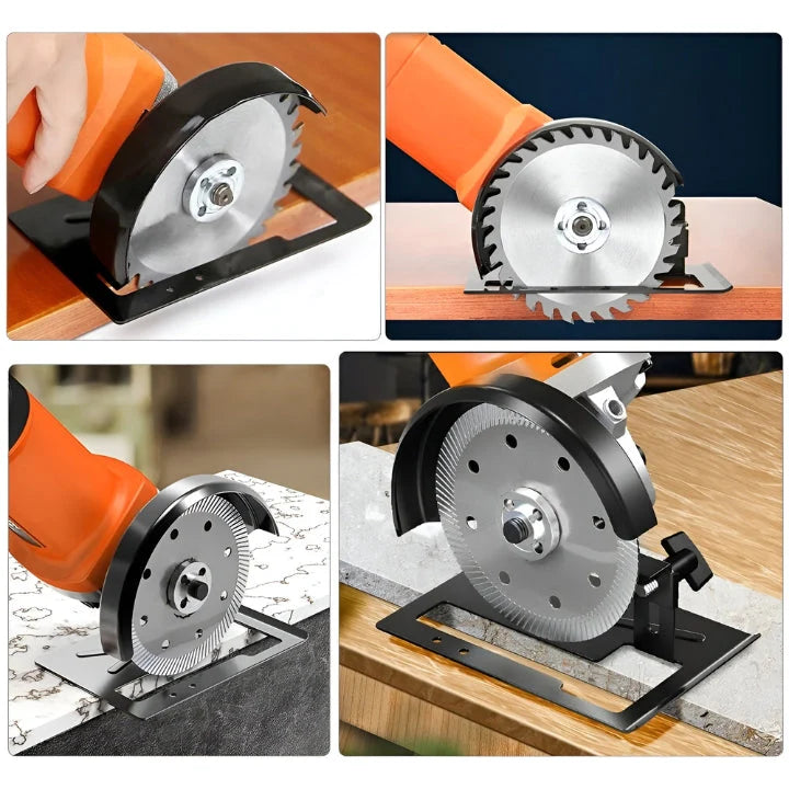 SafeSpin – Precision Grinder Support with Adjustable Angle