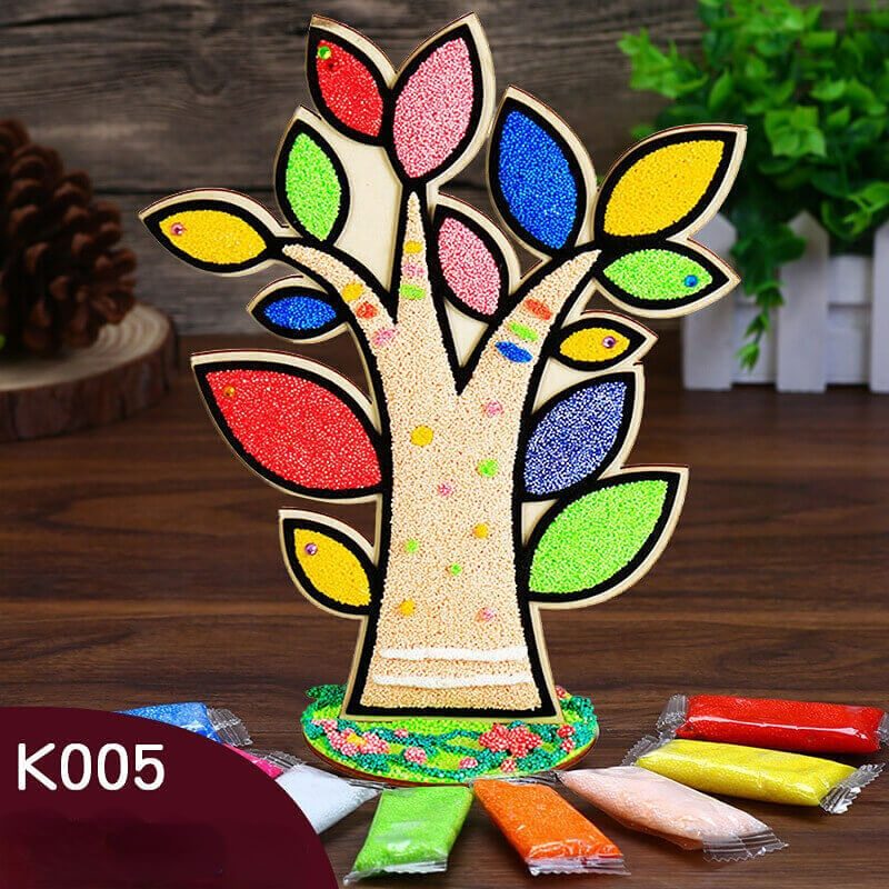 SnowCraft – Creative Snowflake Clay Painting Puzzle Set