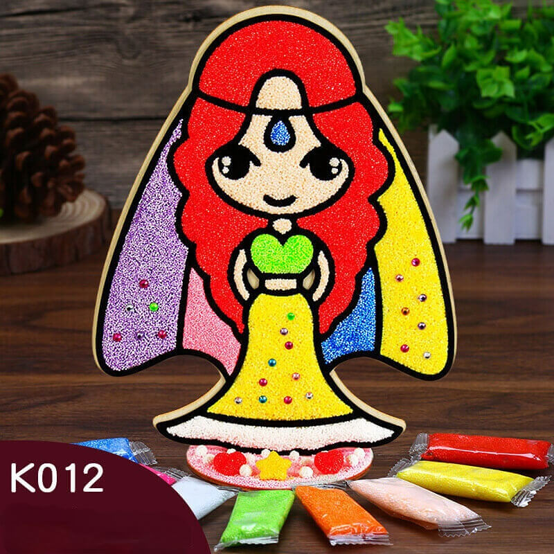 SnowCraft – Creative Snowflake Clay Painting Puzzle Set