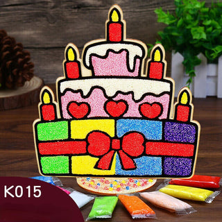 SnowCraft – Creative Snowflake Clay Painting Puzzle Set