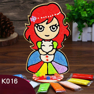 SnowCraft – Creative Snowflake Clay Painting Puzzle Set