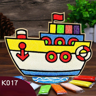 SnowCraft – Creative Snowflake Clay Painting Puzzle Set