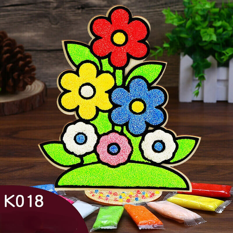 SnowCraft – Creative Snowflake Clay Painting Puzzle Set