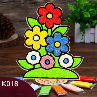 SnowCraft – Creative Snowflake Clay Painting Puzzle Set