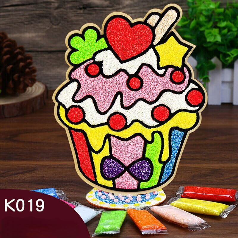 SnowCraft – Creative Snowflake Clay Painting Puzzle Set