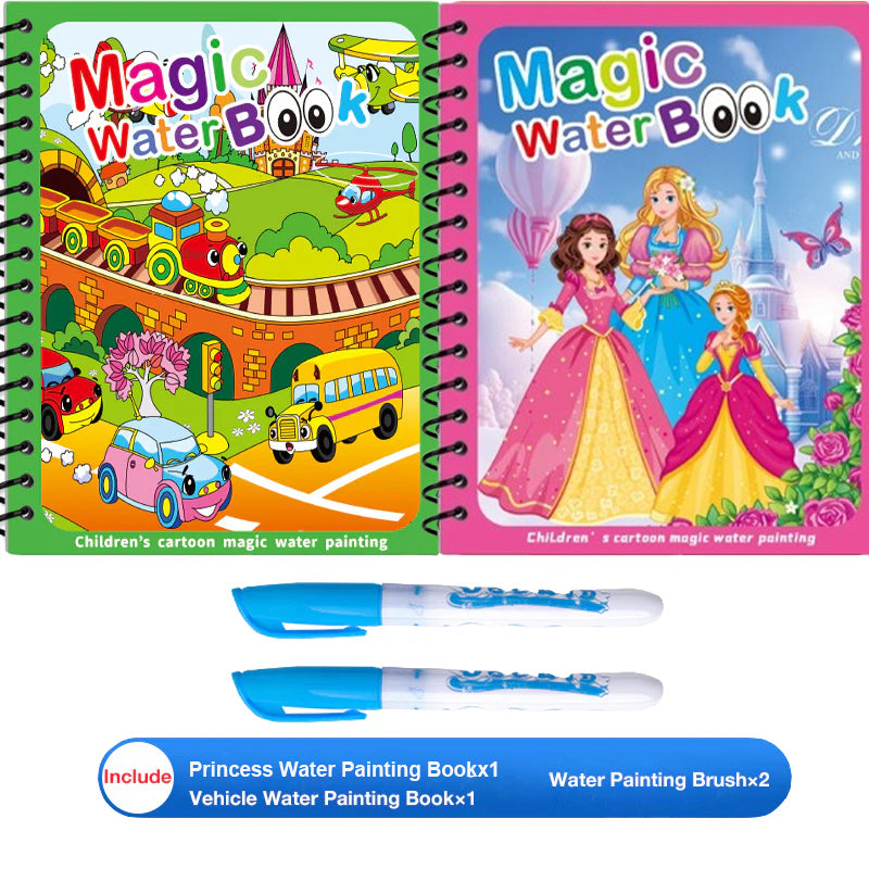 AquaCreate – Reusable Magic Water Painting Book