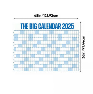 WallMap - 2025 Oversized Dry Erase Calendar