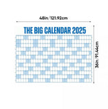 WallMap - 2025 Oversized Dry Erase Calendar