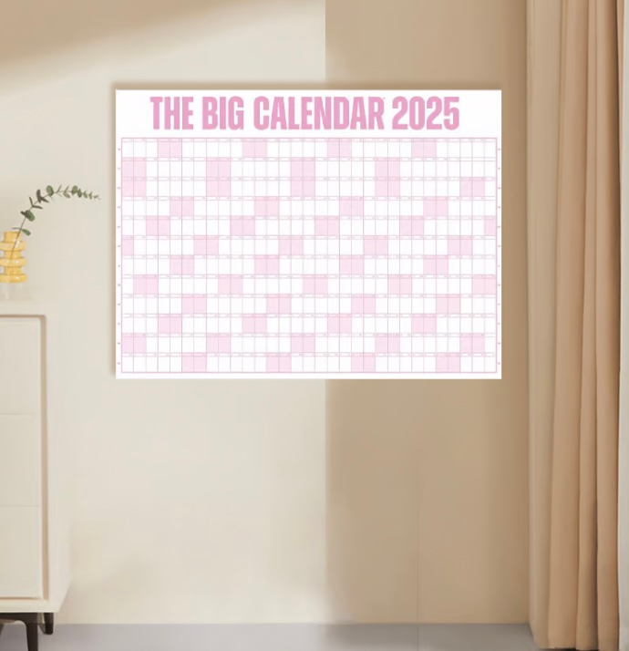 WallMap - 2025 Oversized Dry Erase Calendar