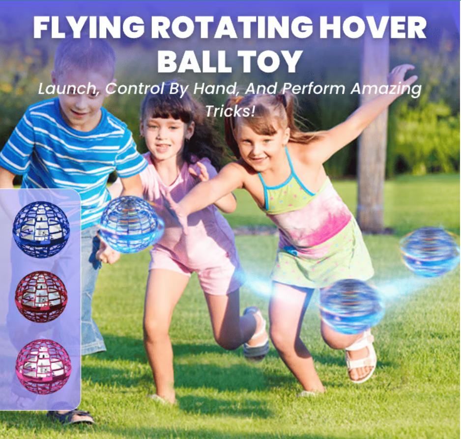 Magical Flying Orb Ball Toy with Upgraded LED Parachute