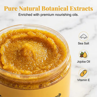 GlowAura – Turmeric Brightening Body Scrub