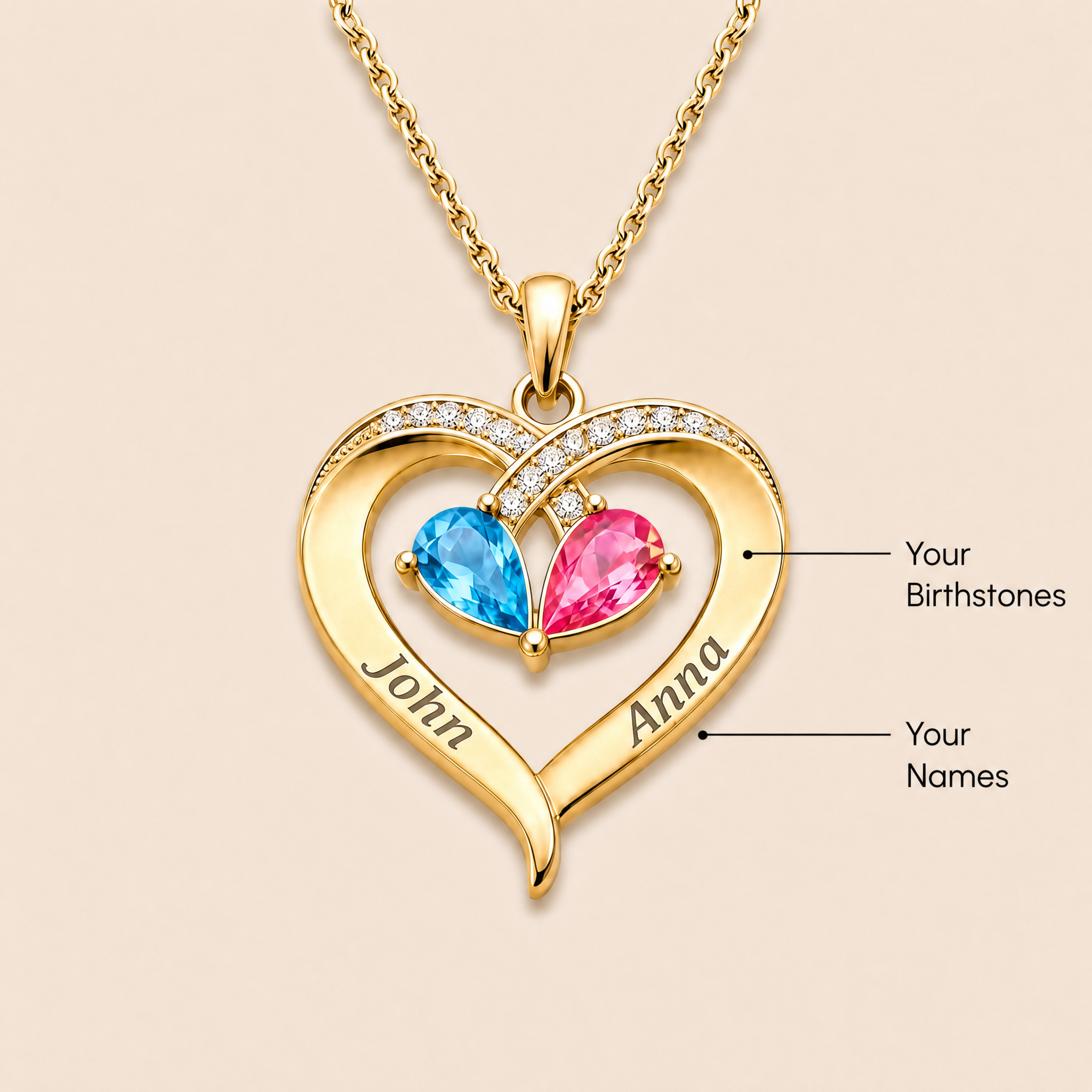 ForeverCharm – Custom Birthstone Keepsake Necklace