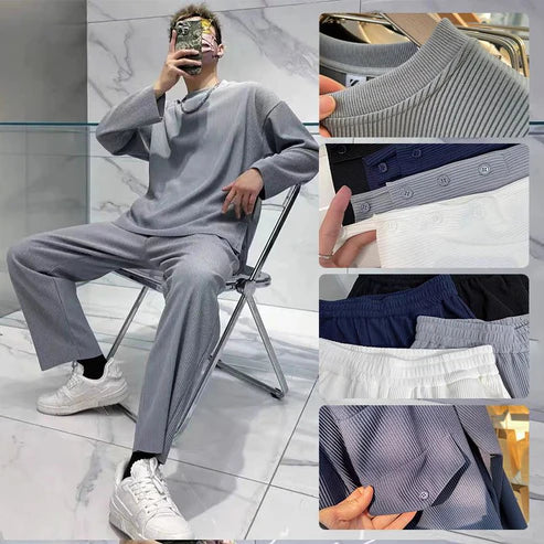 ModeFlex – Casual Long Sleeve Outfit for Men