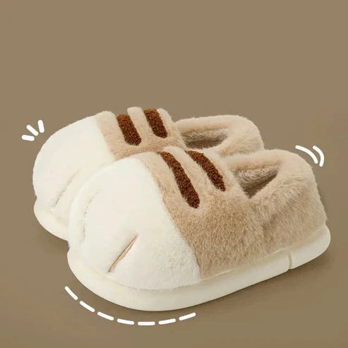PurrPaws – Cozy Cat Paw Slippers