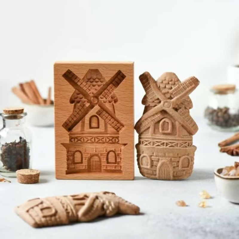 DoughDelight - Handcrafted Cookie Embossing Molds