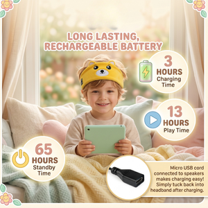 DreamBuddy – Animal Plush Kids Headphones