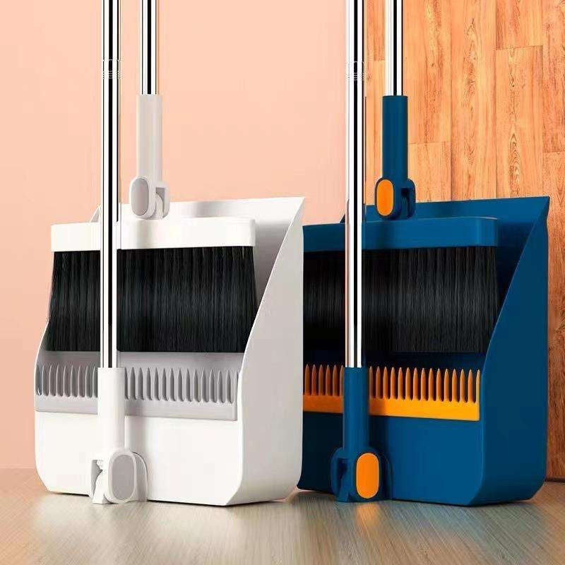 SweepNest – Foldable Broom & Dustpan Set