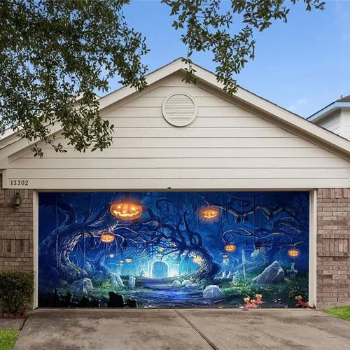 Halloween Garage Door Decoration marnetic