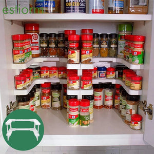 2 Layers Adjustable Shelf Organizer marnetic