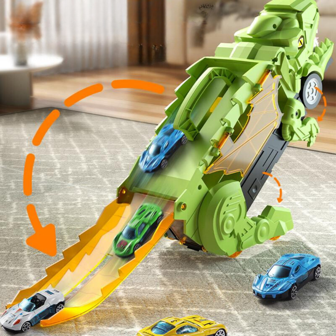 RaptorRace – Dino Car Swallowing Truck Set