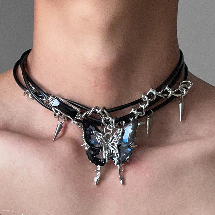 WhisperFly - Dainty Butterfly Choker