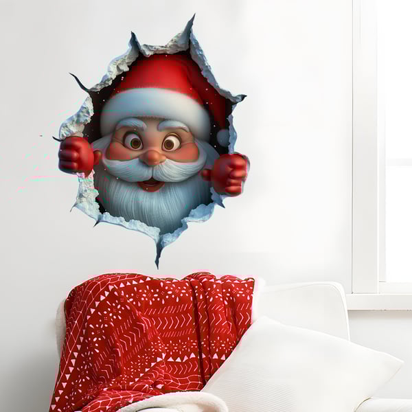 FestiveFun – 2D Creative Christmas Wall Stickers