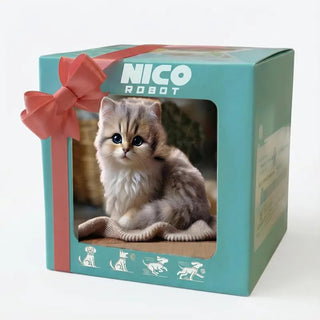 🔥Interactive Robot Kitten🎁, Realistic PlushHoliday HaulRobotic Cat Toy That Walks, Wags Tail & MakesSounds