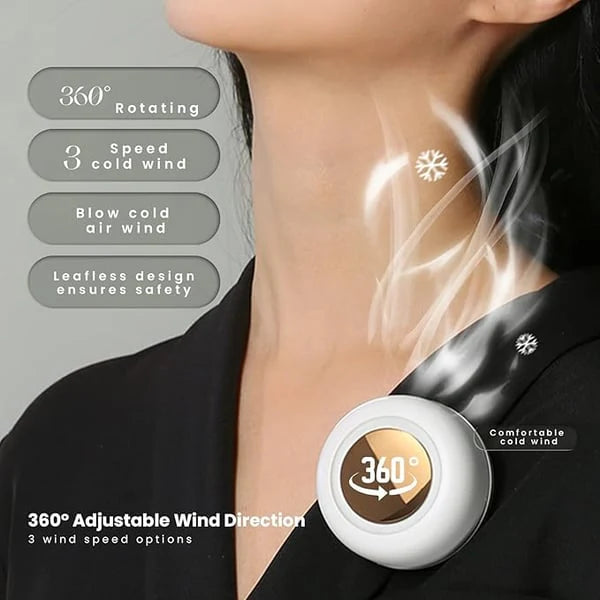 BreezeMute – Portable Silent Bladeless Mini Fan