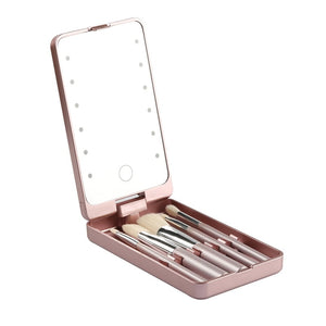 LumiBrush - Portable LED Makeup Brush Kit