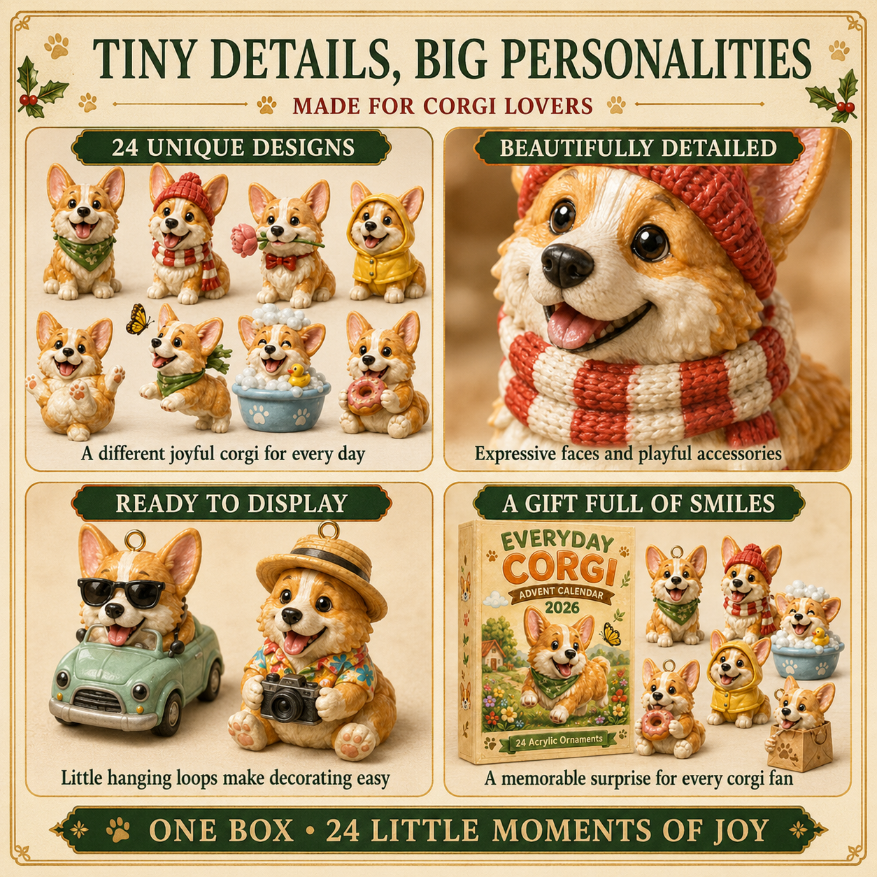MerryPaws – Everyday Corgi Holiday Countdown