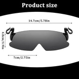 ClearView - Adjustable Polarized Clip Cap Sunglasses