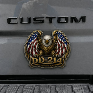 ValorGuard – Premium DD-214 Patriot Eagle Metal Emblem