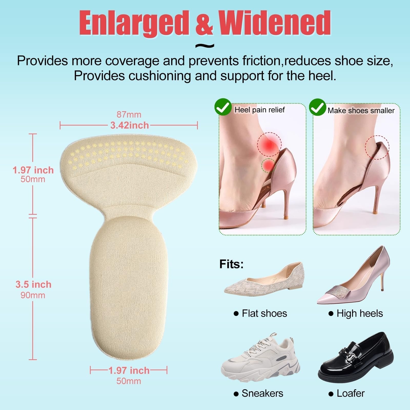 StepEase – ComfortGrip Heel Cushion Pads