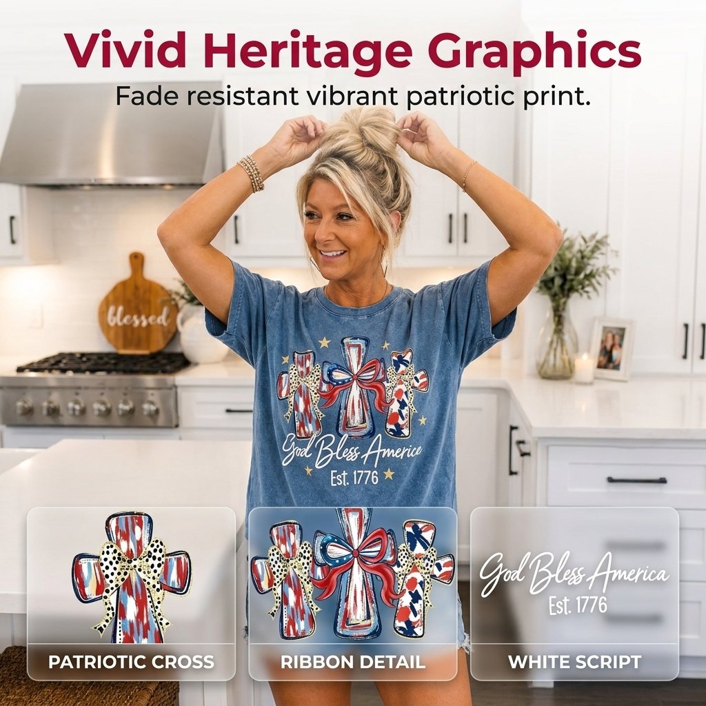 GodBless – Vintage 250th Anniversary Women T-Shirt