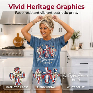 GodBless – Vintage 250th Anniversary Women T-Shirt
