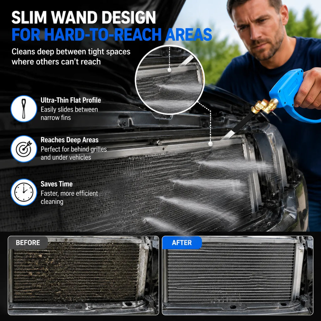 RadiantReach – Long-Reach Radiator Cleaning Wand